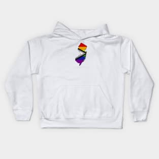 Progress pride flag - New Jersey Kids Hoodie